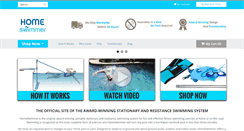 Desktop Screenshot of homeswimmer.com